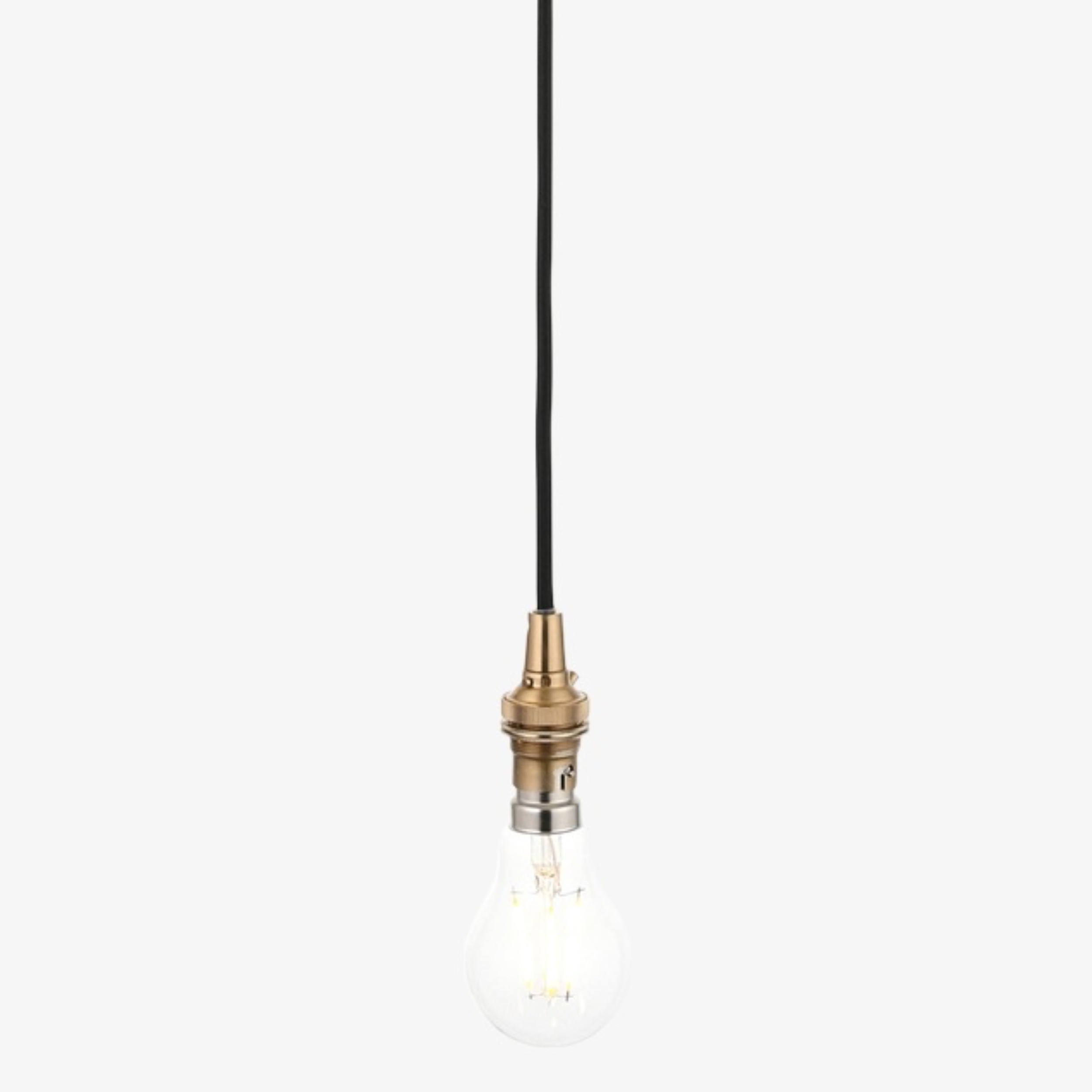 Plaitar Moderne Messing Hanglamp - Minimalistische Plafondlamp met Gevlochten Snoer voor Gang HL2190