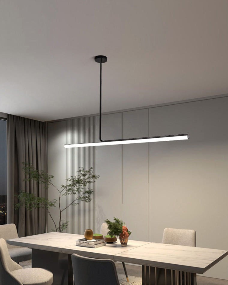 Moderne eenvoudige asymmetrische lineaire hanglamp HL705