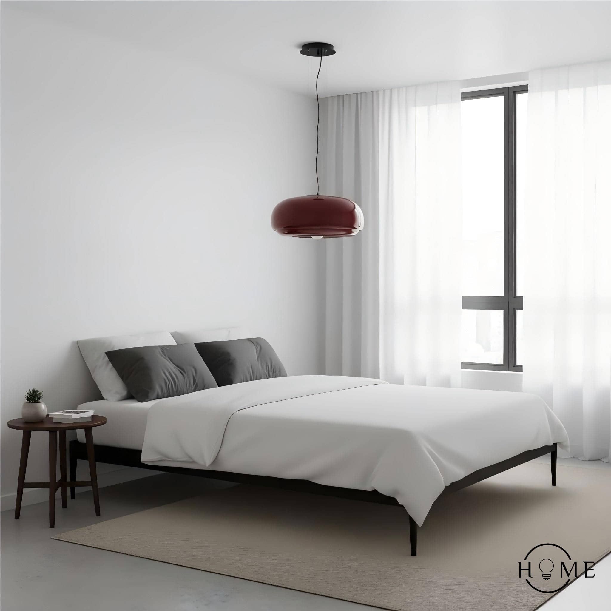 Clinco Macaron Hanglamp met Glas-in-lood - Moderne Hanglamp voor Eetkamer en Slaapkamer HL1098