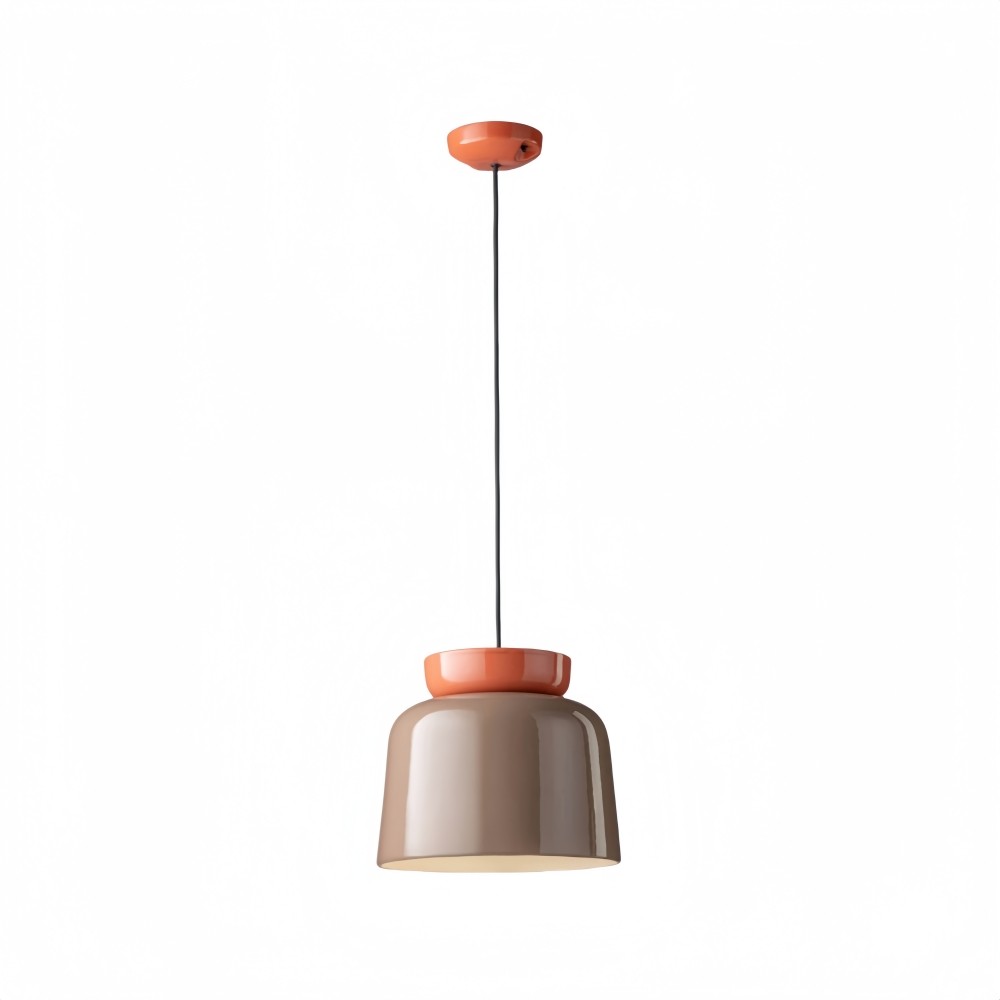 Kleurrijke komvormige Scandinavische hanglamp HL1019