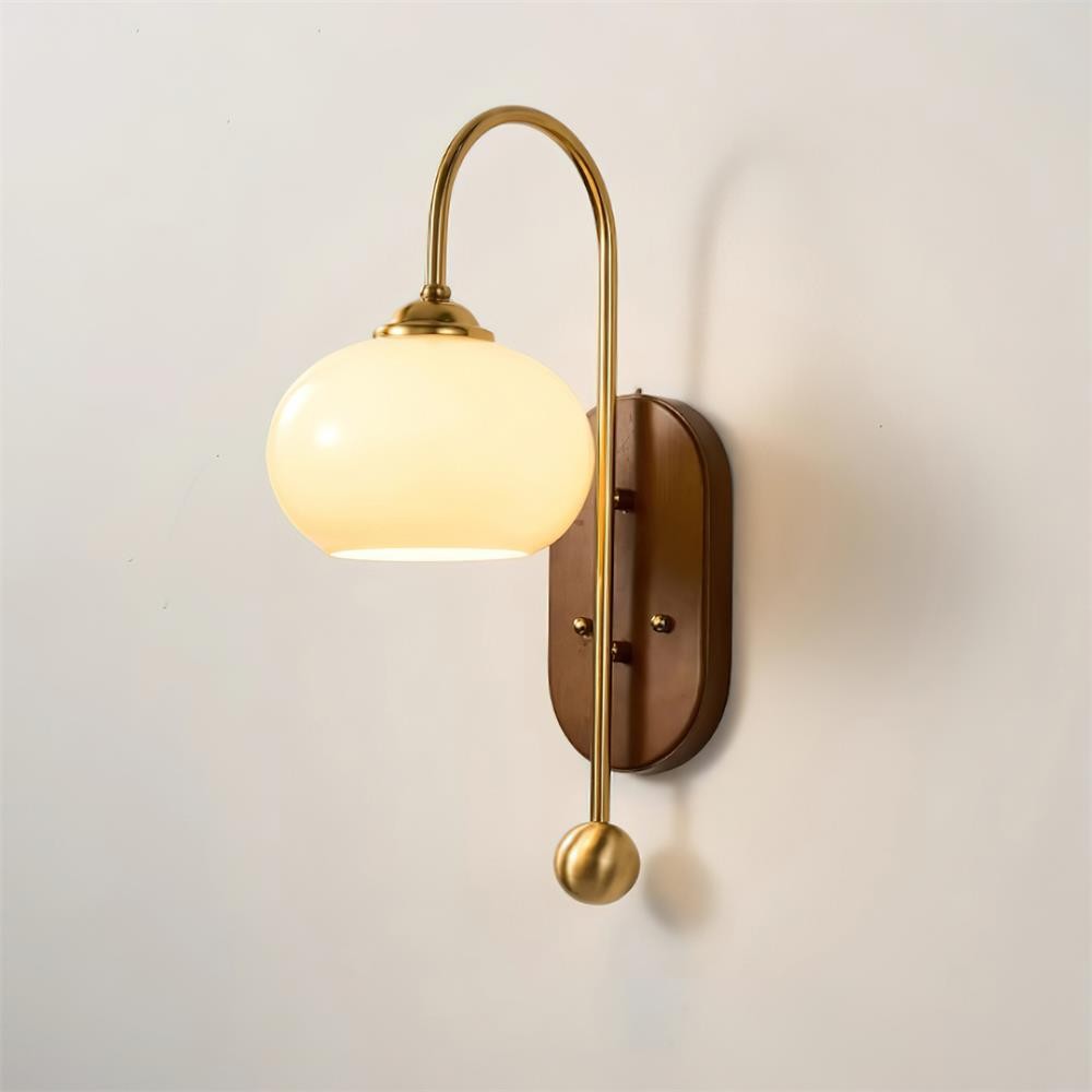 Amerikaanse Retro Bolvormige Wandlamp HL559