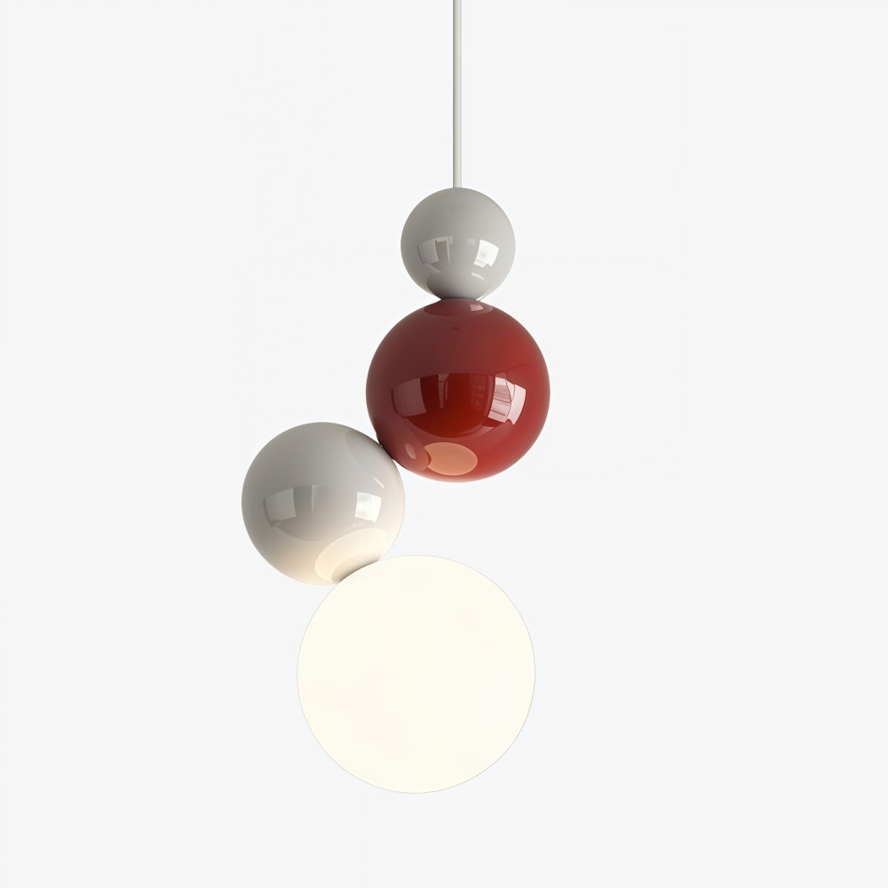 Nordic stijl bolvormige veelkleurige hanglamp HL933