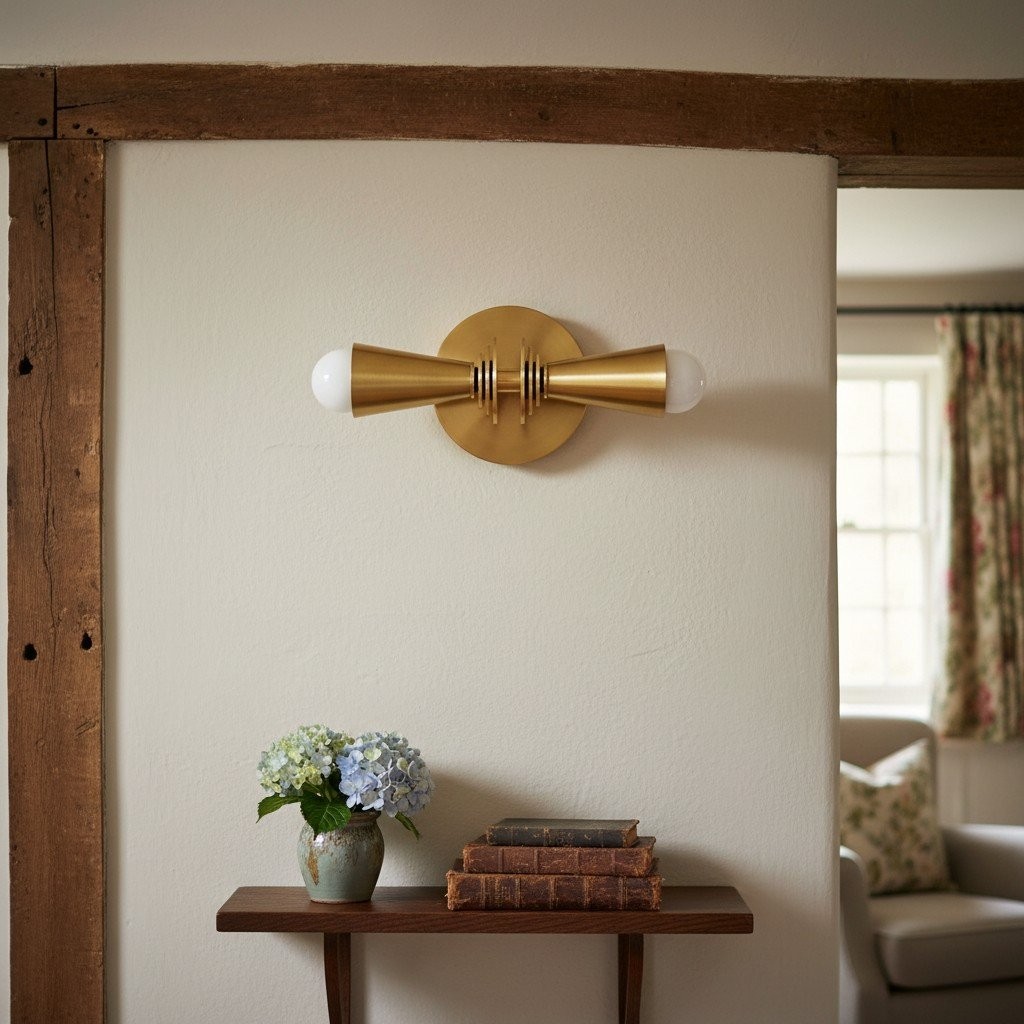 Pyralis Cone Art Deco Wandlamp - Multi-directionele wandlamp voor wastafel of muur HL1707