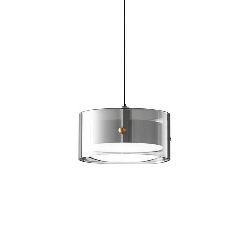 Minimalistische slaapkamer metalen glazen hanglamp HL19