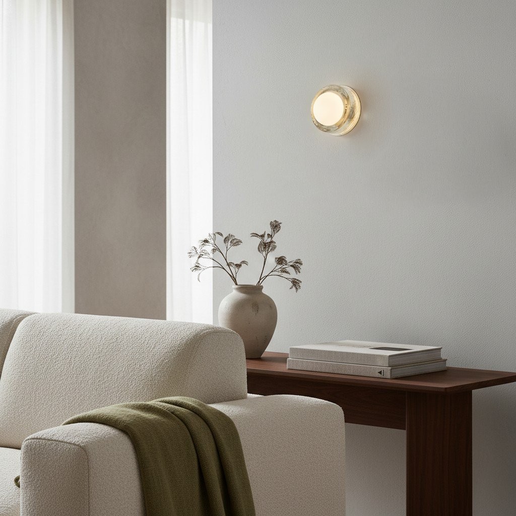 Vellaro wandlamp van glas en metaal - tijdloze stijl voor keuken- en kantoorverlichting HL1880
