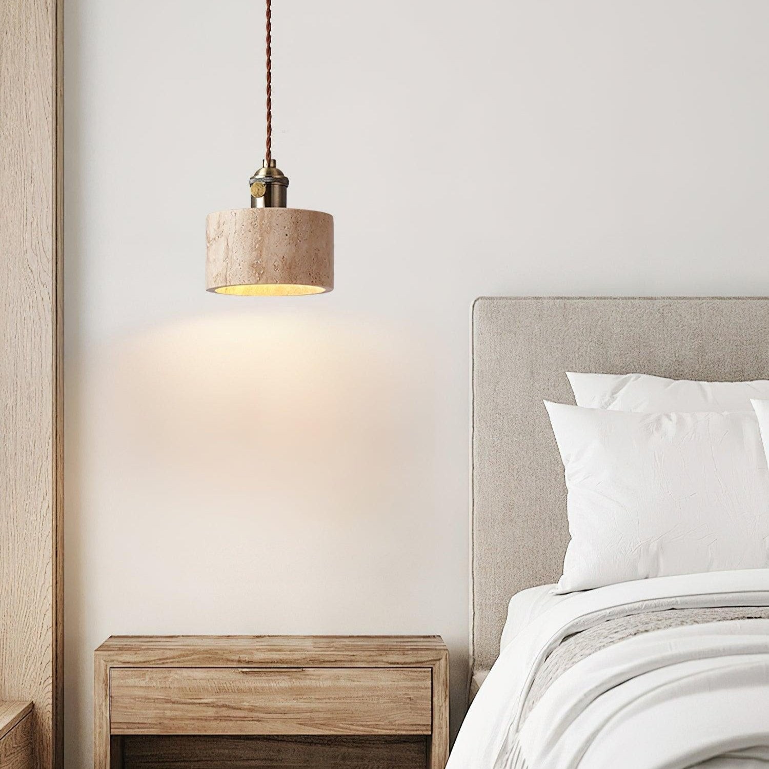 Alagusmo Minimalistische Travertin Hanglamp HL3445