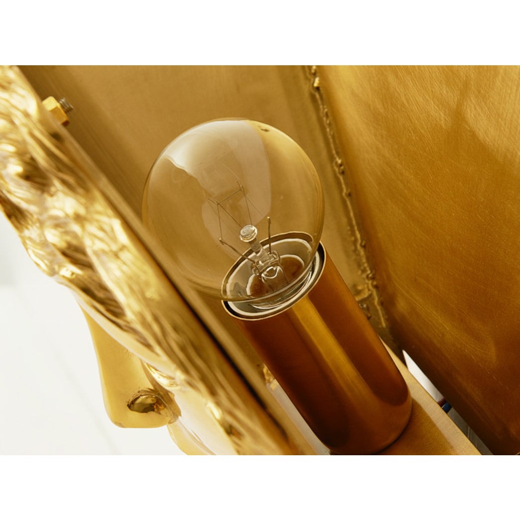 Sfinx messing wandlamp HL3297