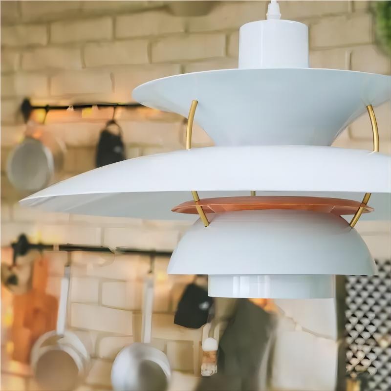 Deense Multilayer Metalen Hanglamp HL38