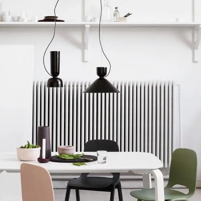 Macaron Colour Splicing Alphabeta metalen hanglamp HL137