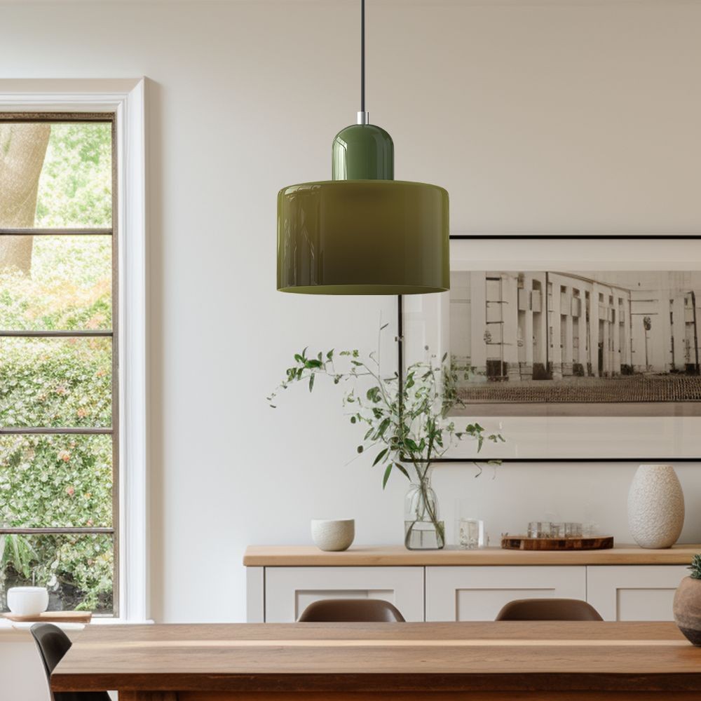Kalo Cilinder Hanglamp - Glazen Lamp in Scandinavische Stijl voor Eet en Slaapkamer HL107