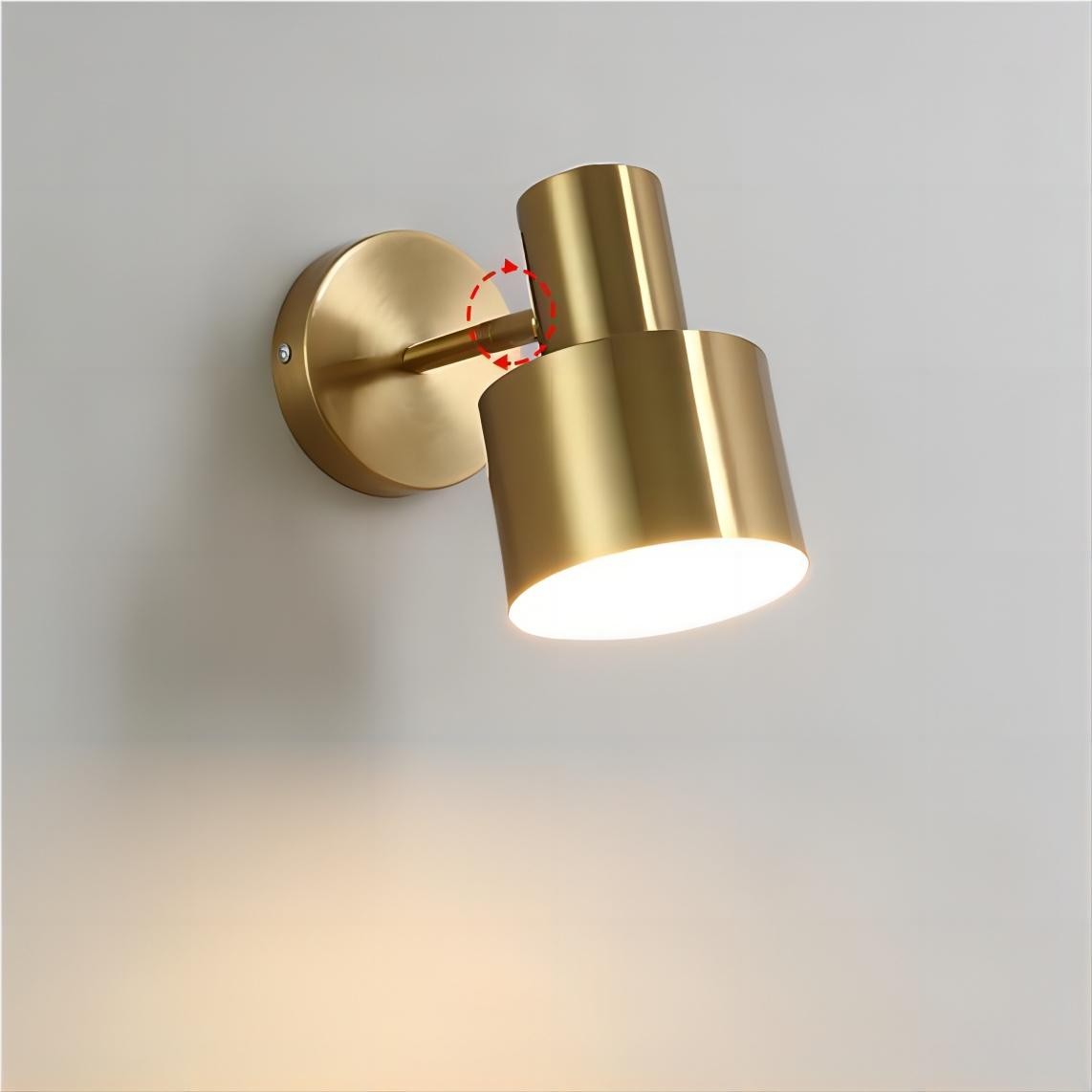 Scandinavische draaibare dimbare leeswandlamp HL170