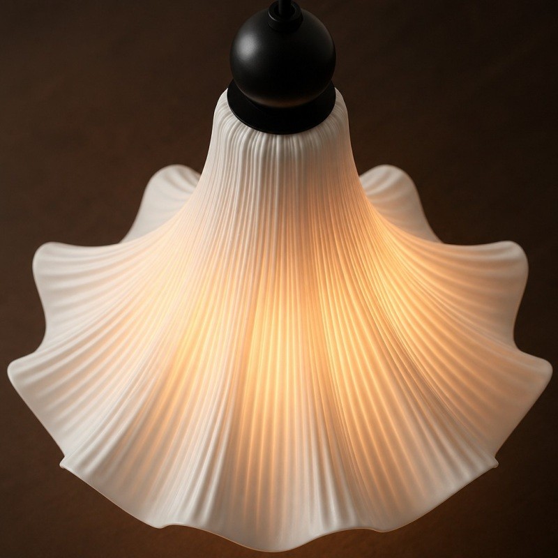 Cazelle Franse Vintage Bloemen Hanglamp - Retro Bloemen Hanglamp voor Slaapkamer en Hal HL3590