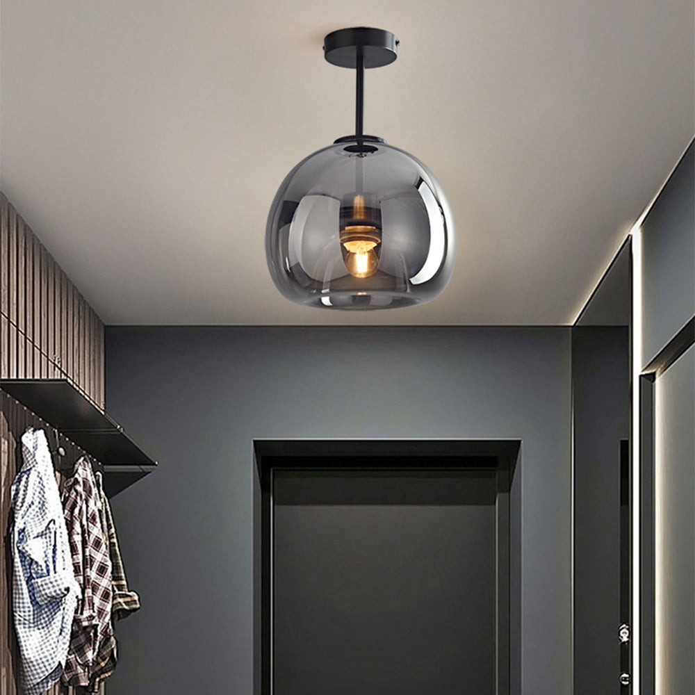 Retro Bubble Concave Glazen Plafondlamp HL847