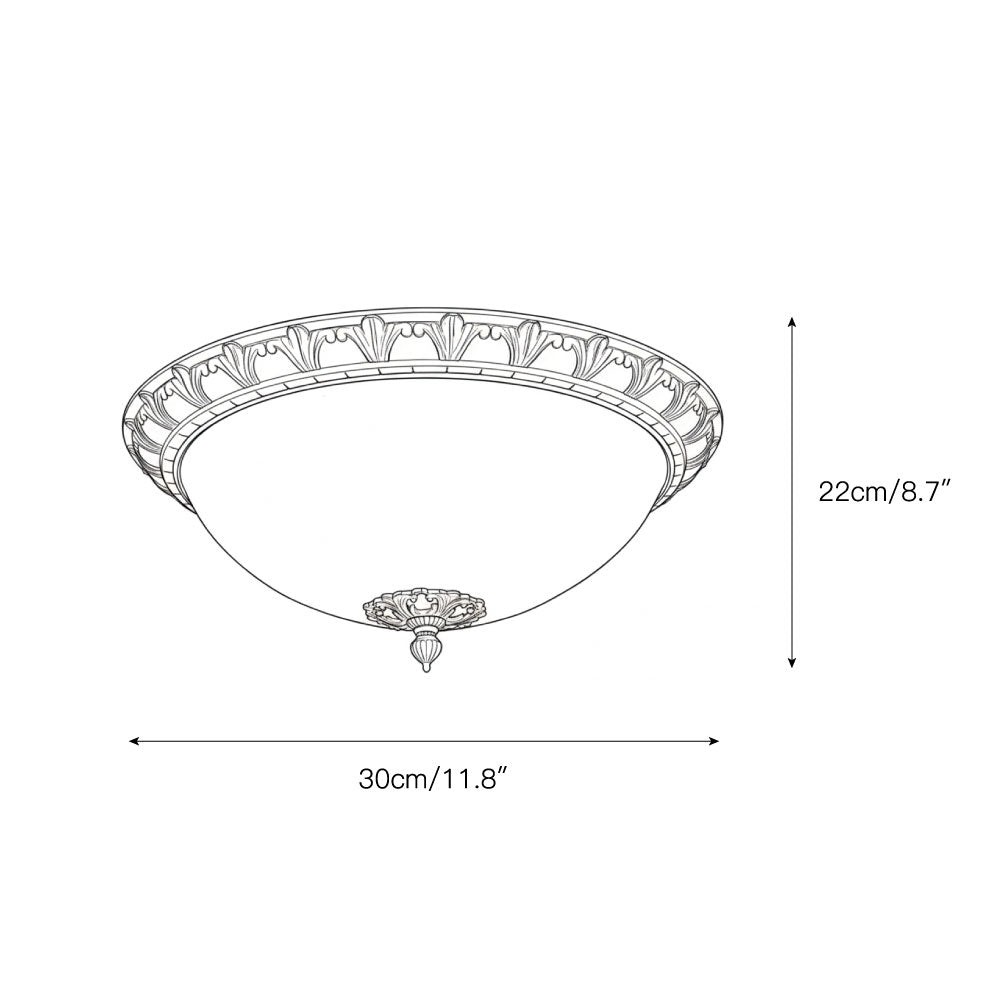 Deltana inbouwplafondlamp HL3290