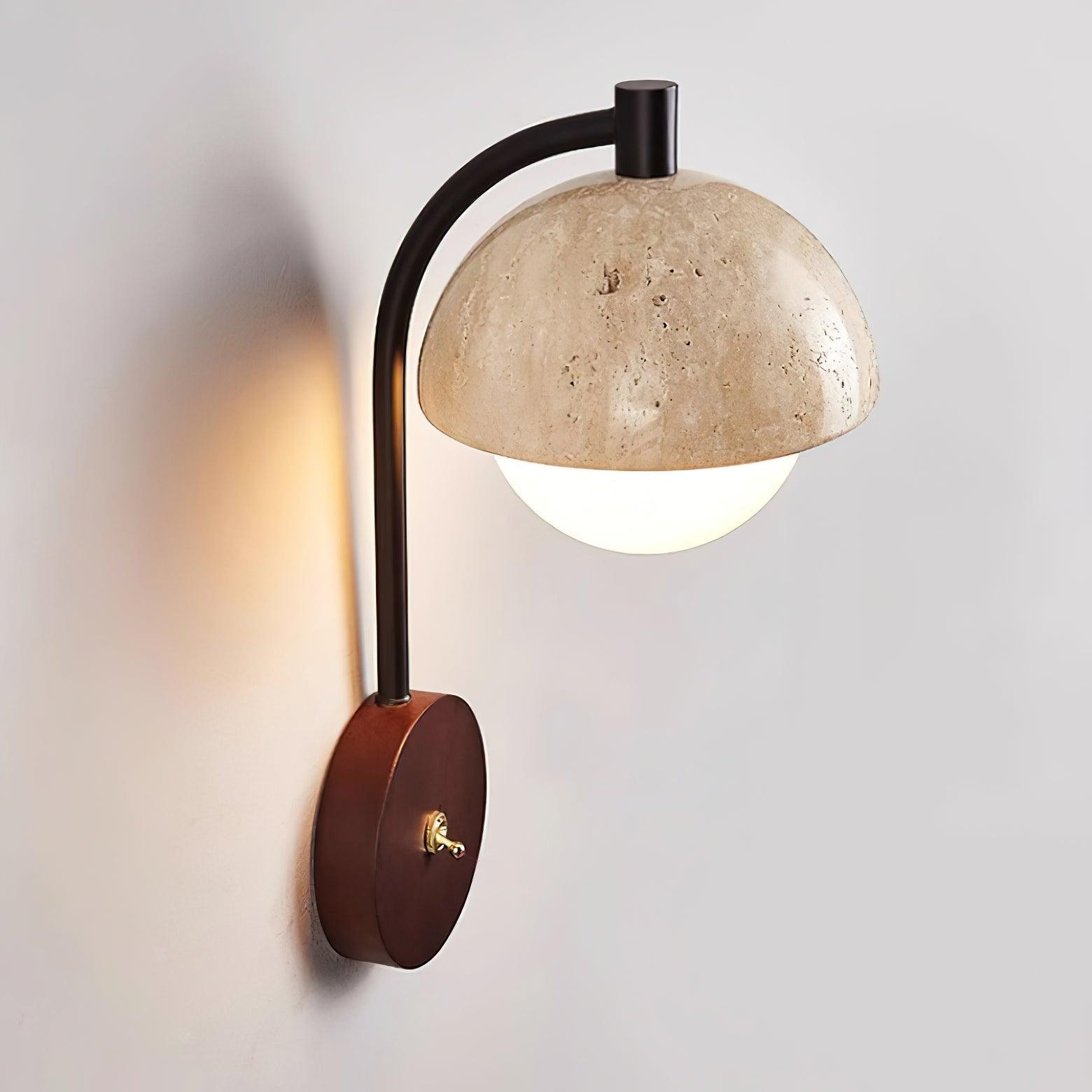 Retro schijfbal nachtkastje wandlamp HL829