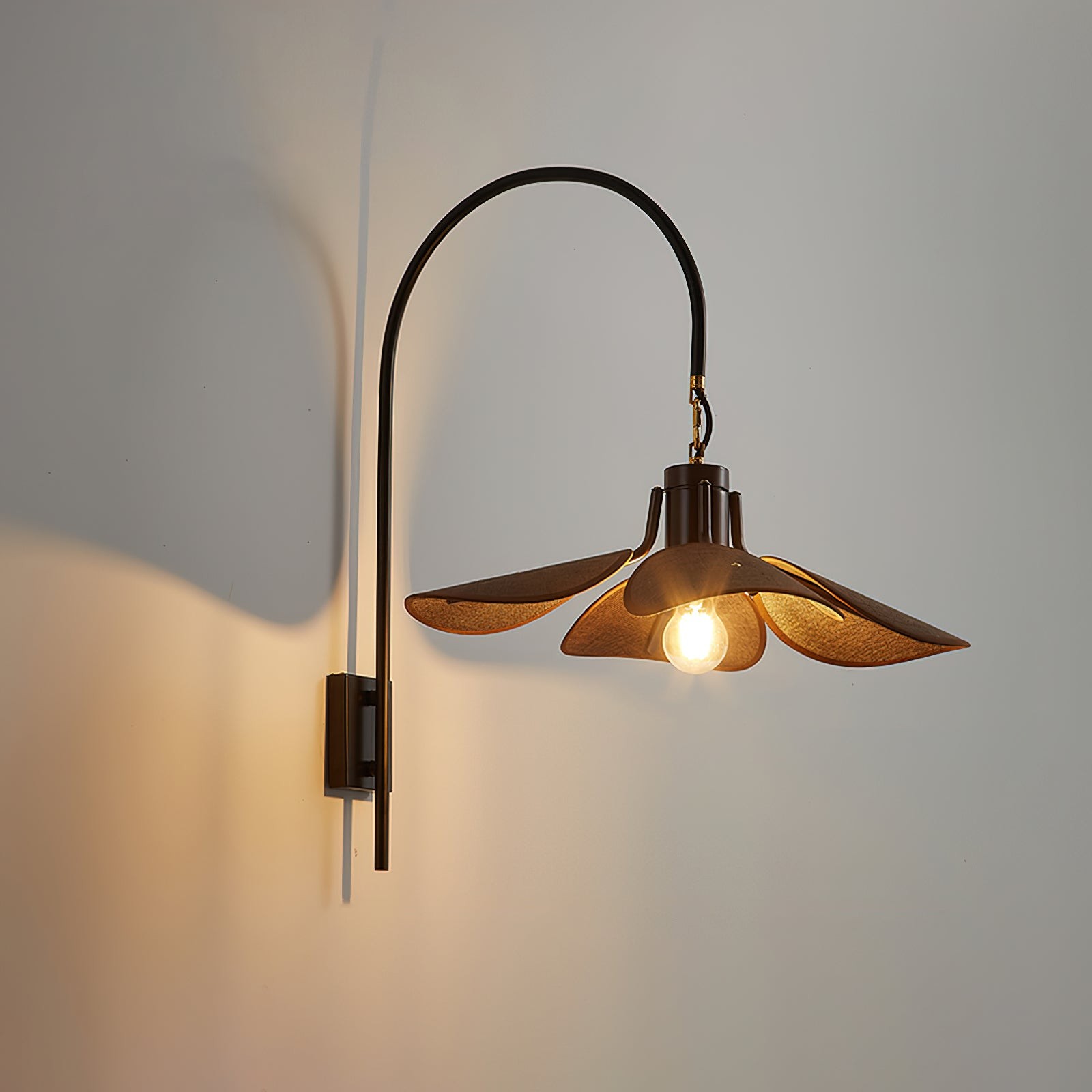 Retro Wabi-Sabi Stijl Petal Bloom Wandlamp HL622