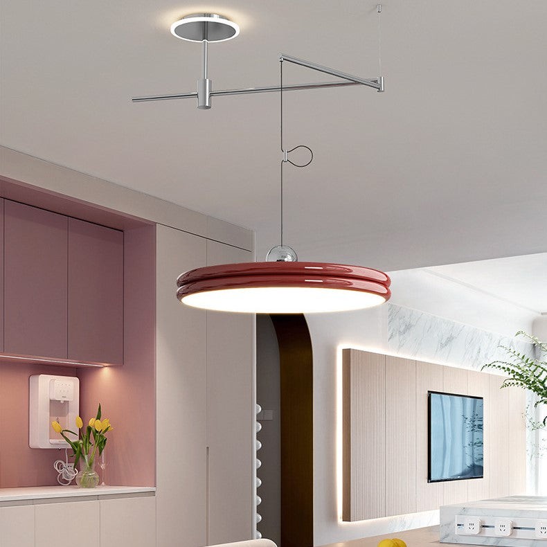 Vliegende schotel hanglamp met beweegbare arm HL1311