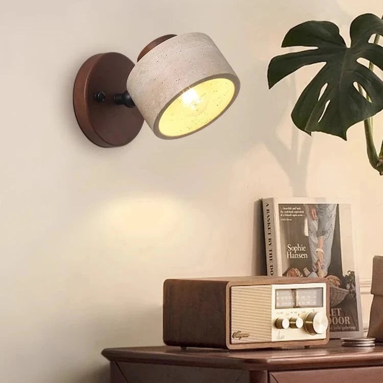 Studie Lezen Minimalistische Travertijn Stenen Wandlamp HL1269