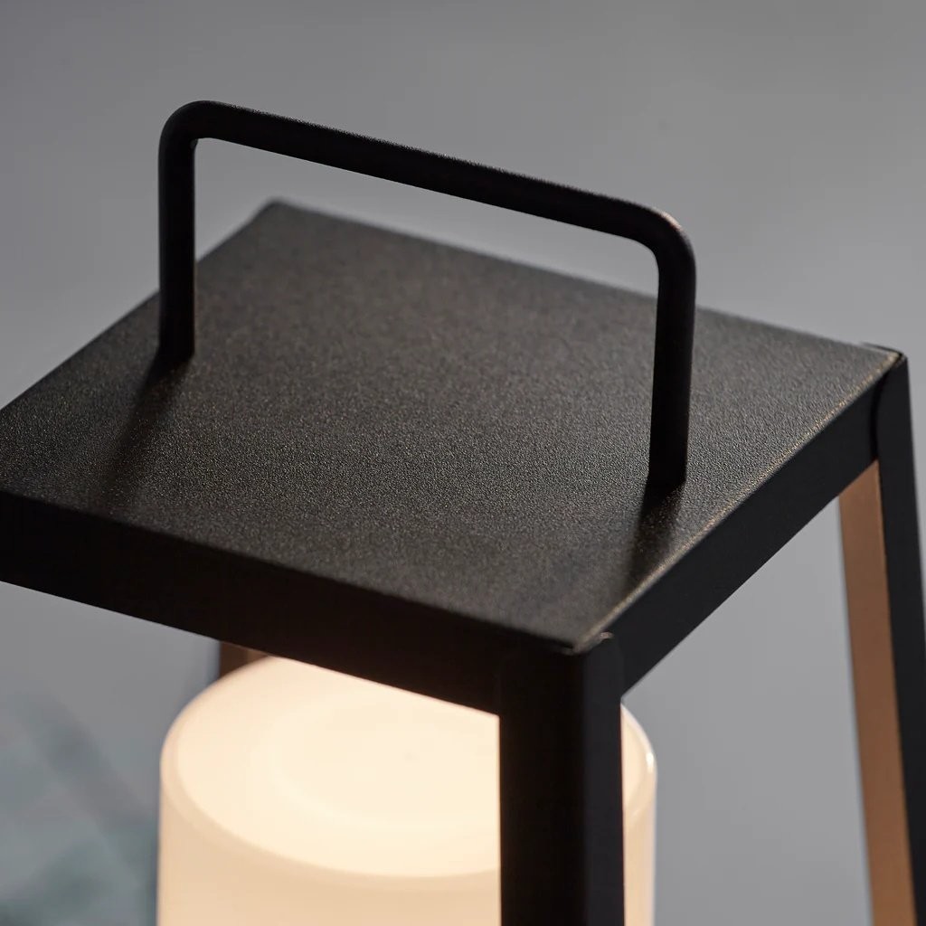 Ambulux draagbare buitenlamp - compacte lantaarn met esthetische uitstraling voor kamperen of dineren HL2189