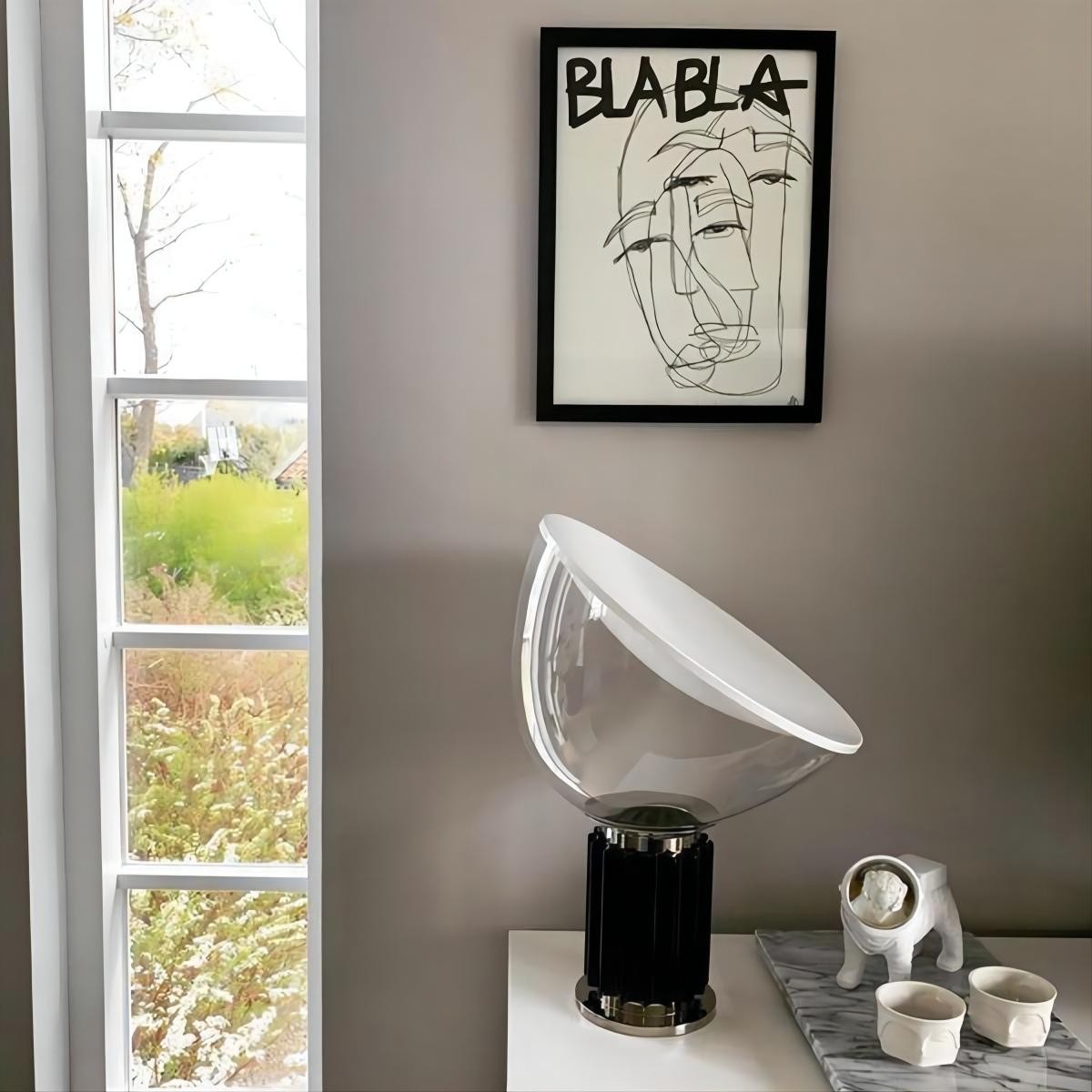 Bowlum Omgekeerde Glas Tafellamp