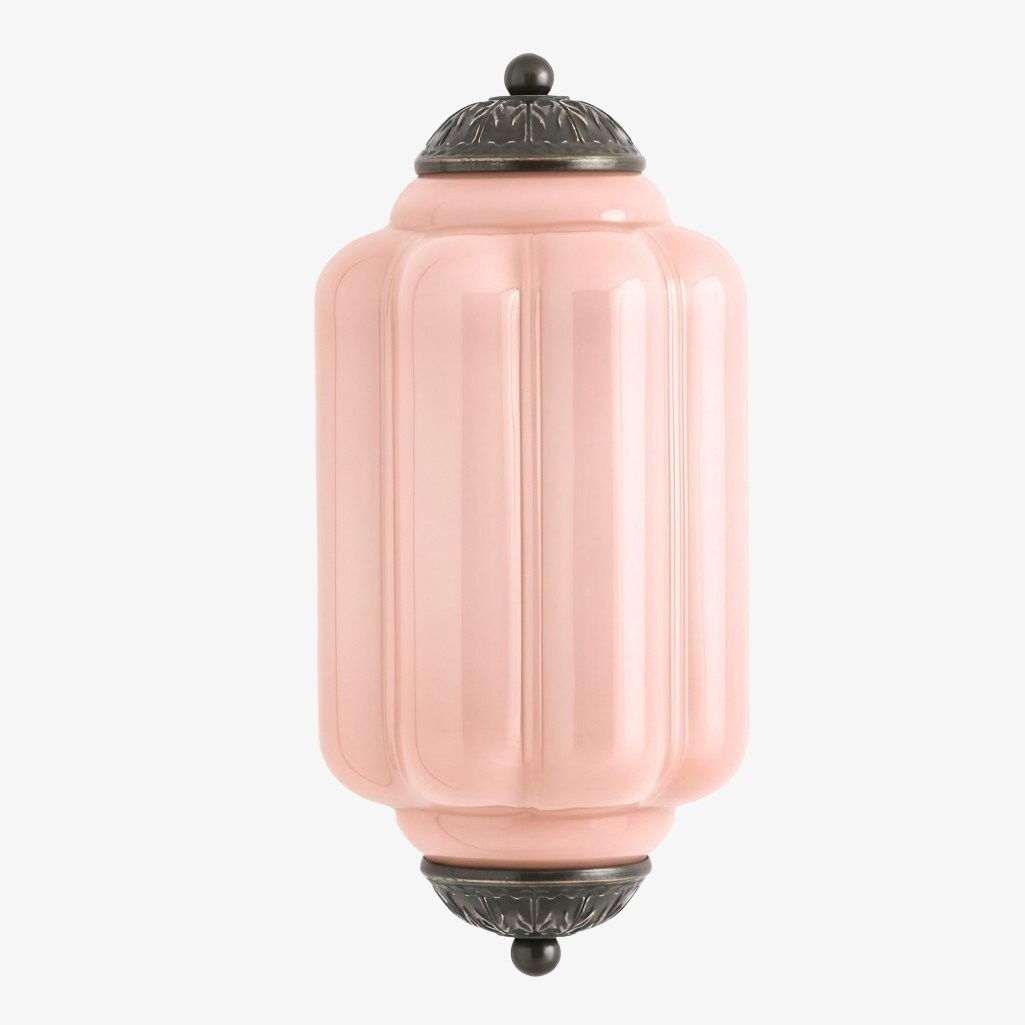 Eloise Messing Wandlamp – Elegante Melkglas Vintage Verlichting HL1652
