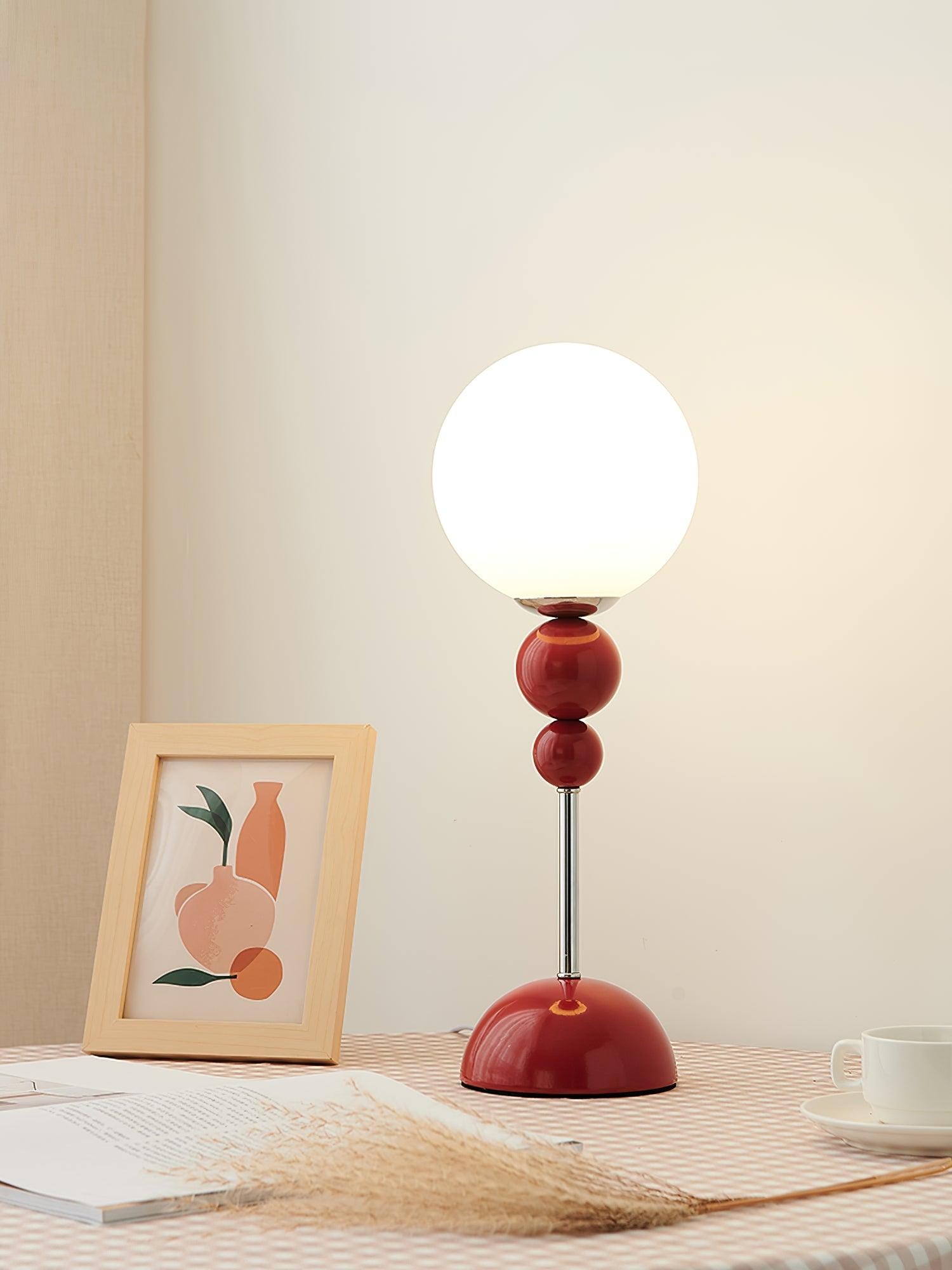 Nieuwe creatieve bolvormige verticale decoratieve tafellamp HL489