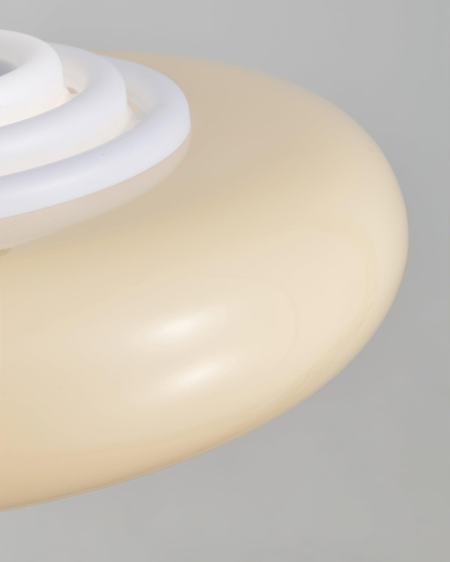 Meerlaagse ronde toren crèmekleurige hanglamp HL401