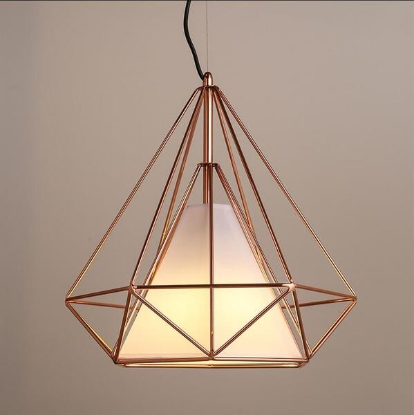 Diamond cage hanglamp