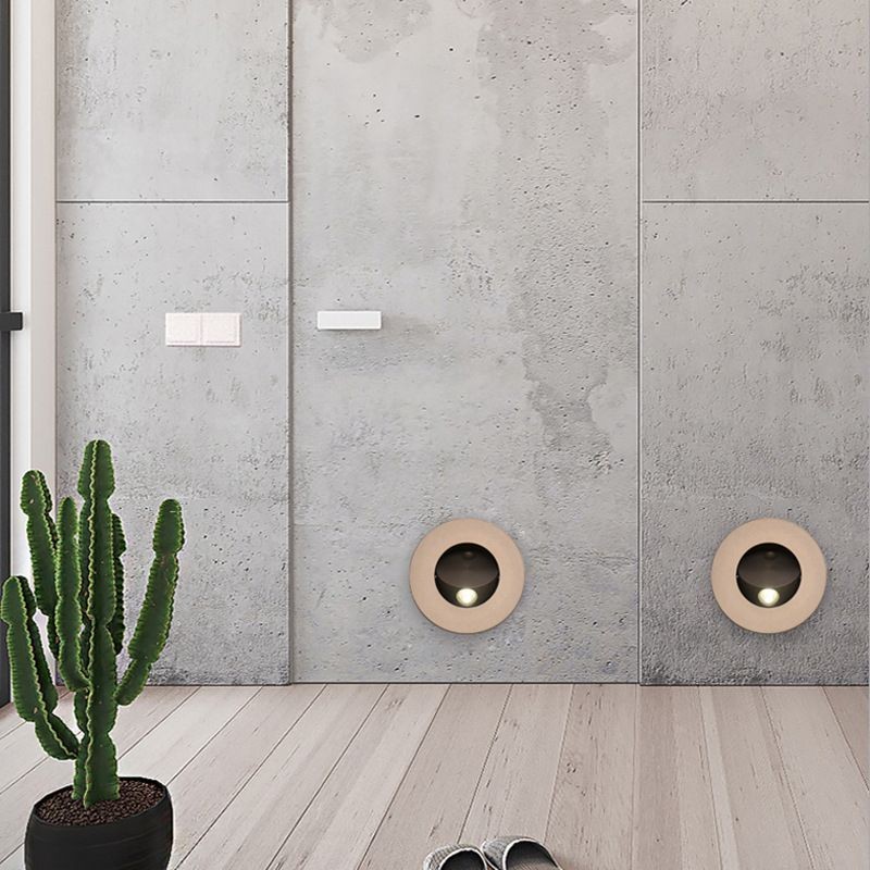 Draaibare inbouw led leeslamp voor naast het bed HL149