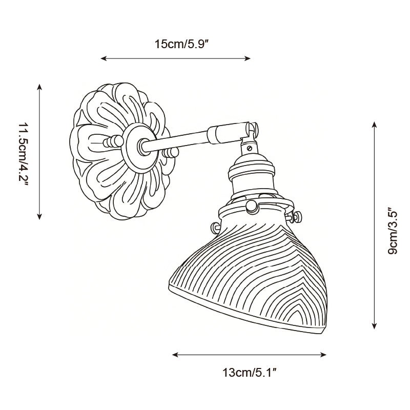 Nacre Petal wandlamp HL2879