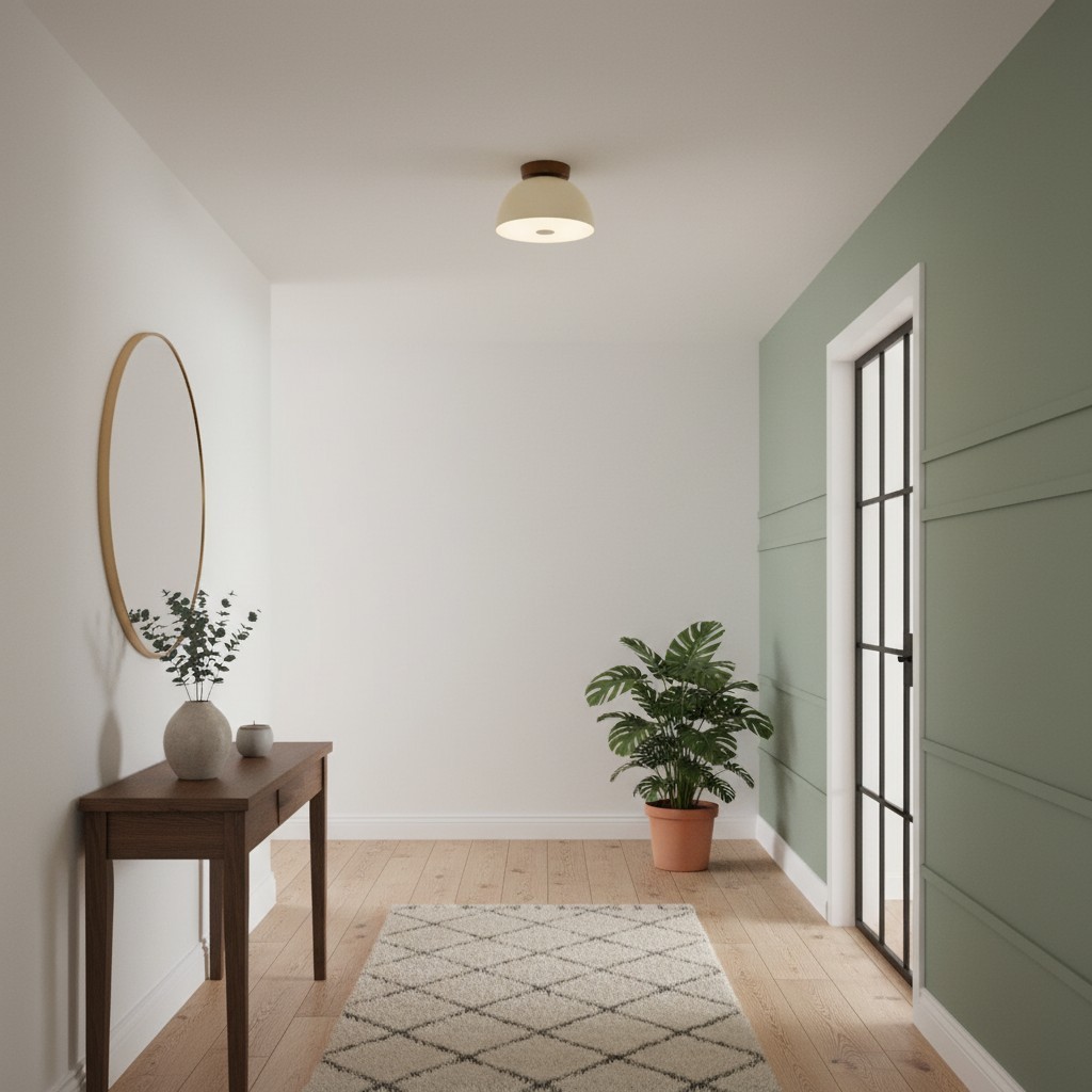 Covinare Retro Plafondlamp - Verstelbare Kleurtemperatuur voor Slaapkamer en Hal HL2530