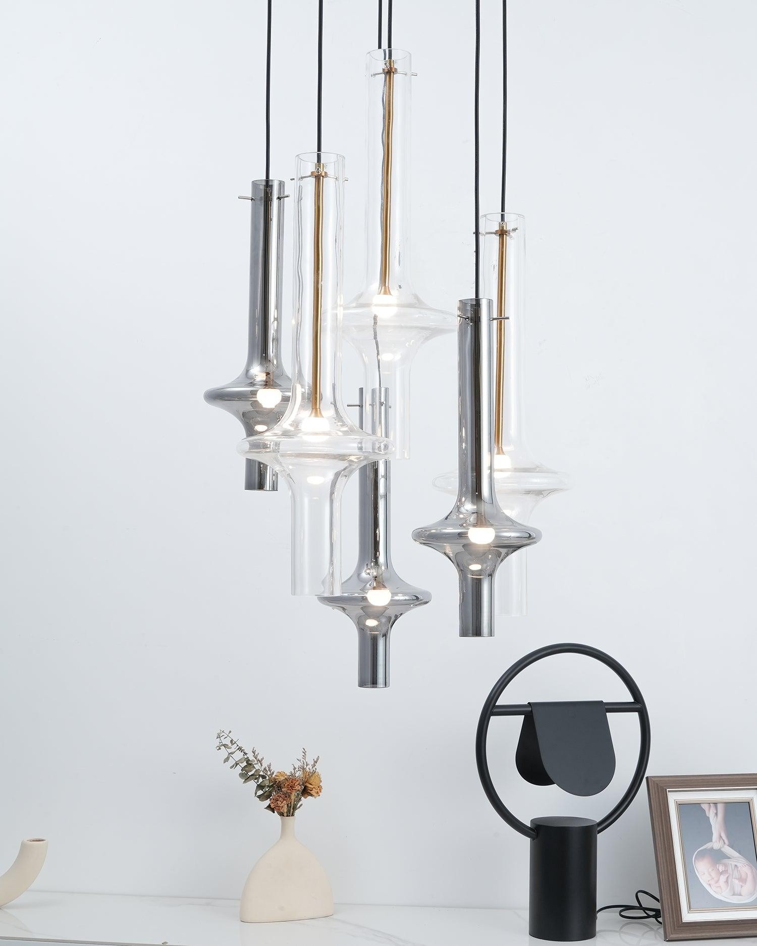 Moderne creatieve glazen buis hanglamp HL827