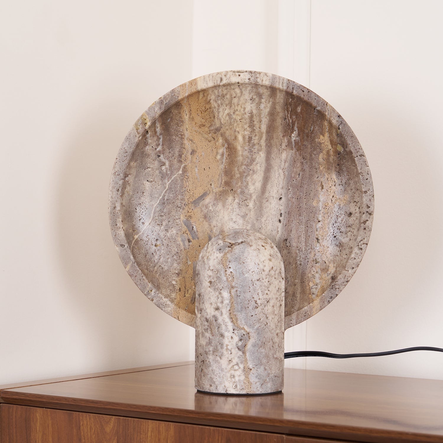 Wabi-sabi stijl Eclipse stenen tafellamp HL985