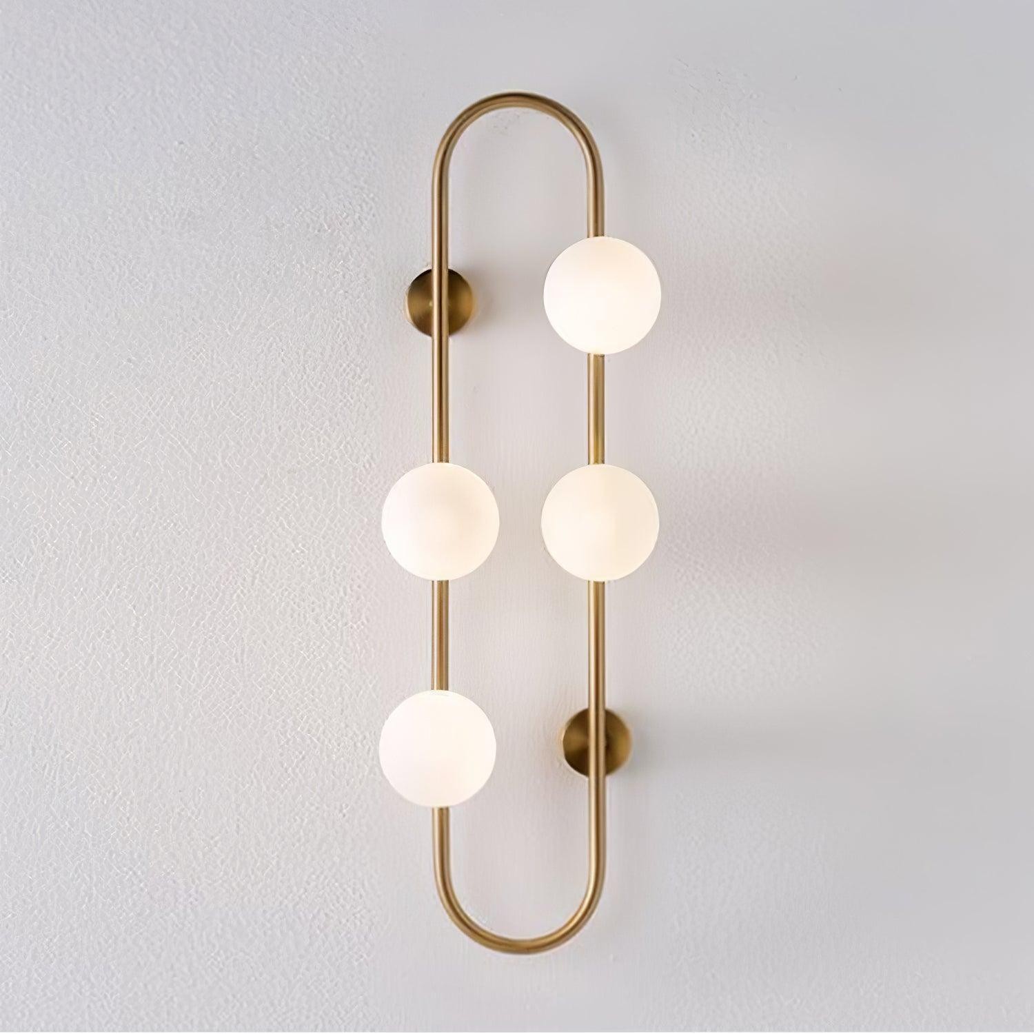 Nordic Modern Geometrische Glazen Bol Wandlamp HL400