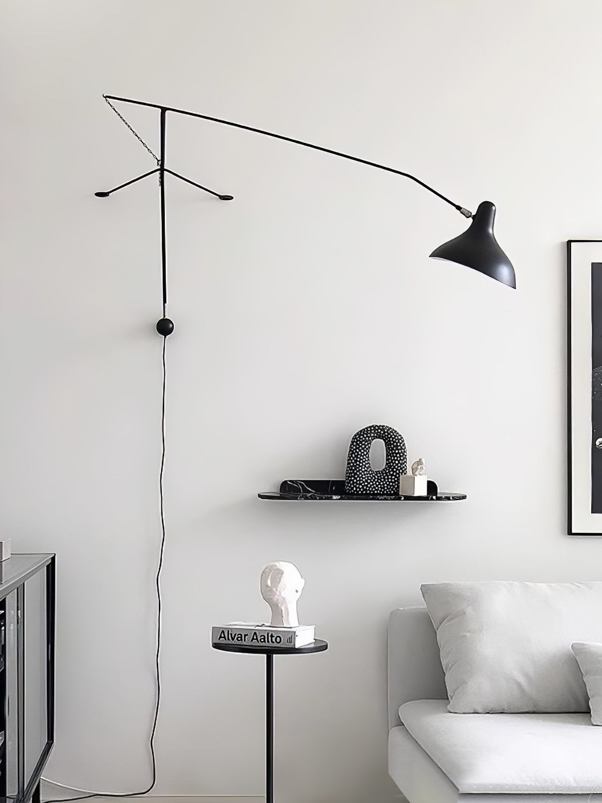 Moderne eendenbek-design Mantis Arm Wandlamp HL1112