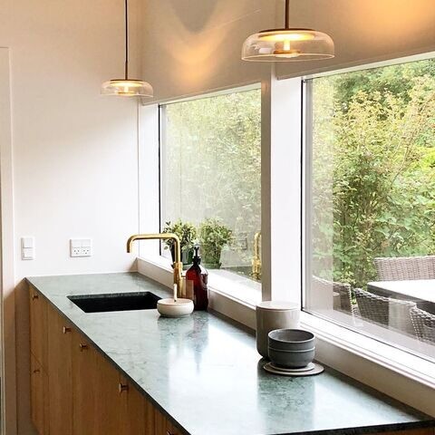 Blossi Ronde Glas Hanglamp Eettafel
