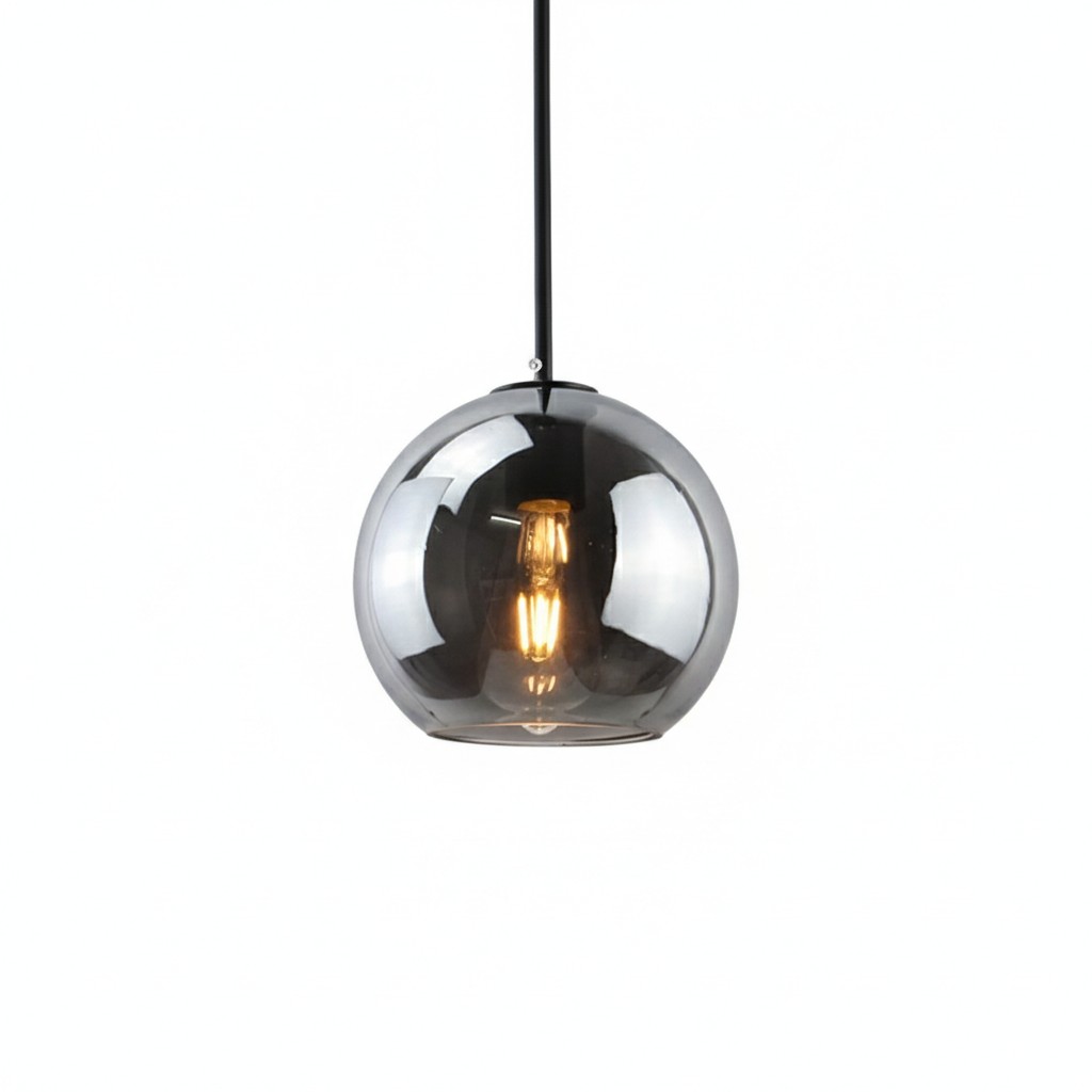 Solara Nordic bolvormige glazen hanglamp HL3496
