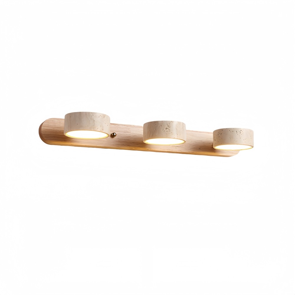 Travertijn Houten Wandlamp - Draaibare LED-Badkamerverlichting HL1052