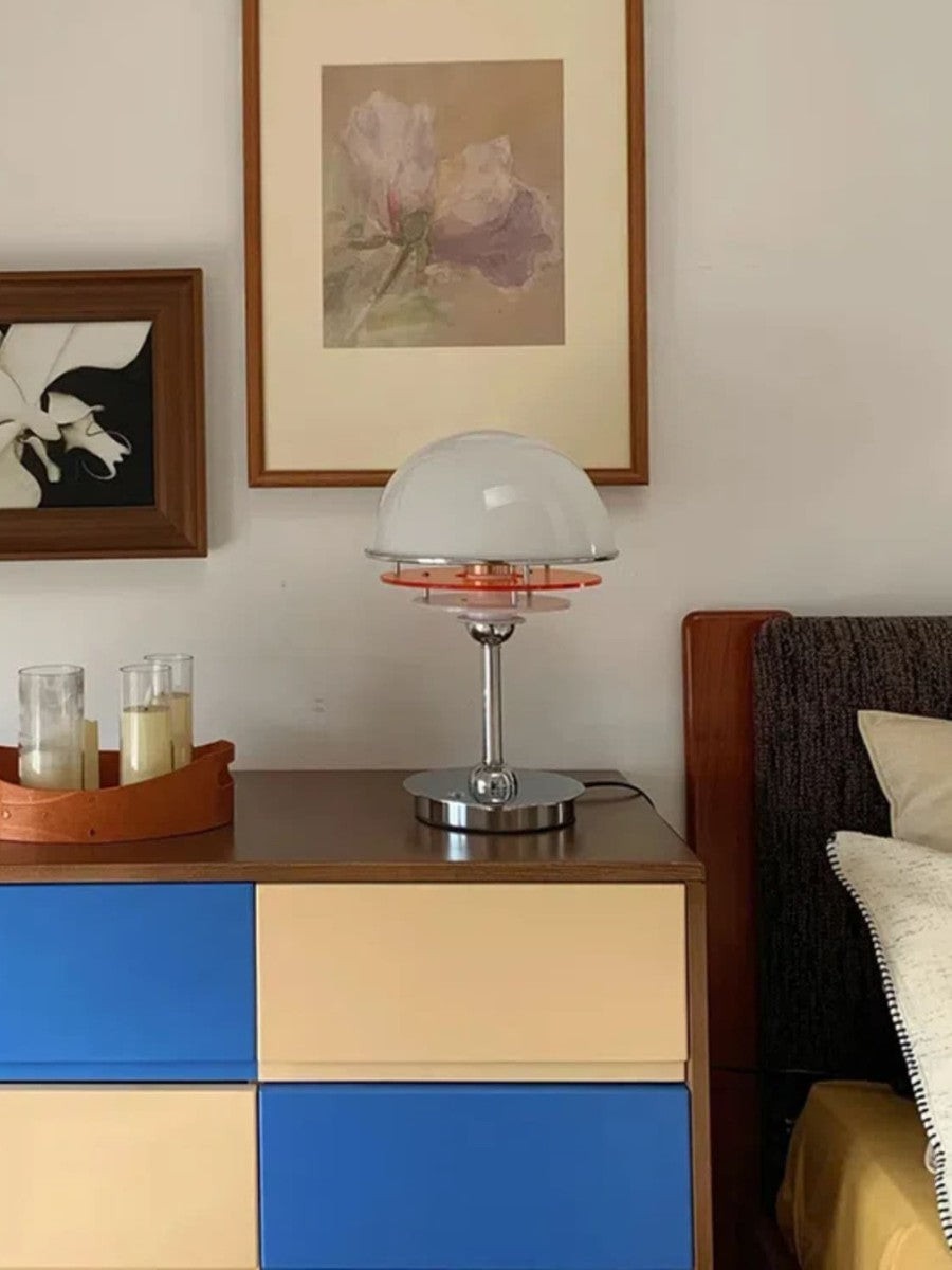 Bauhaus Vintage Stijl Acryl Zonsondergang Tafellamp HL1033