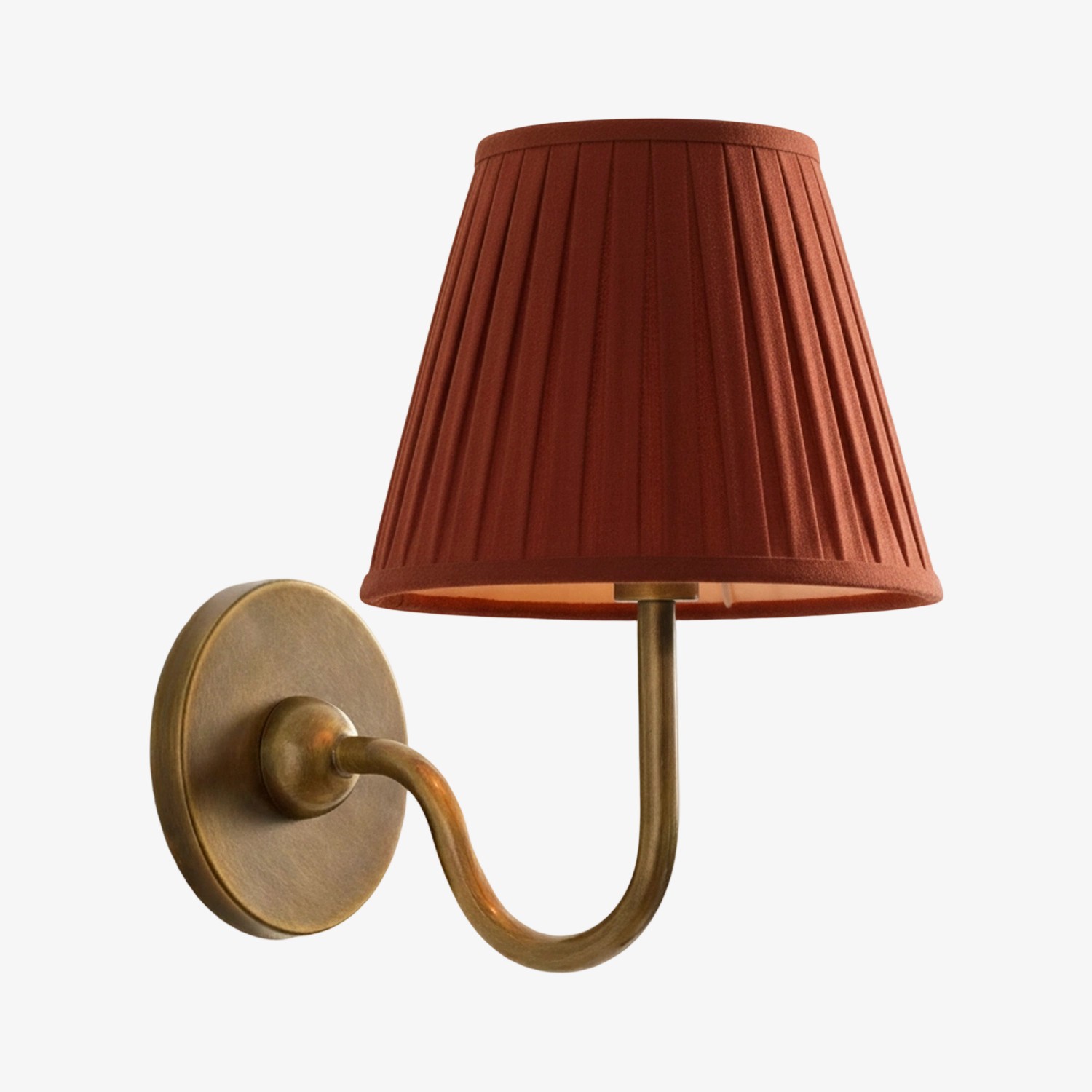 Luvora Vintage Wandlamp met Linnen Kap - Moderne Metalen Wandverlichting HL1594