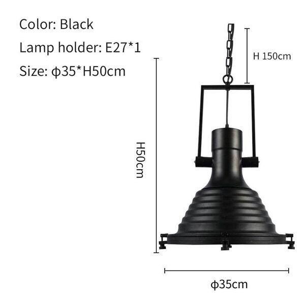 metalen industriële hanglamp HL37