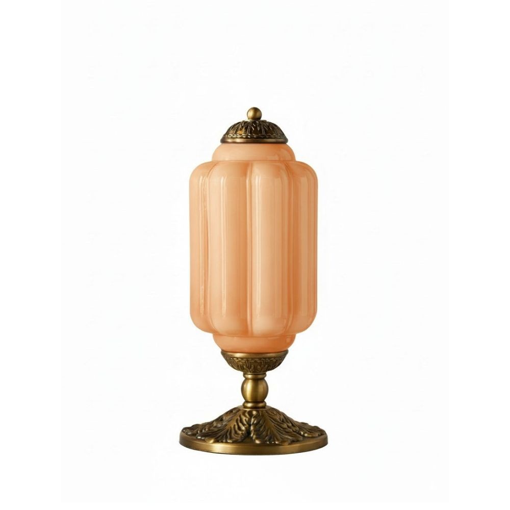 Eloise Vintage Glazen Pompoen Tafellamp HL931