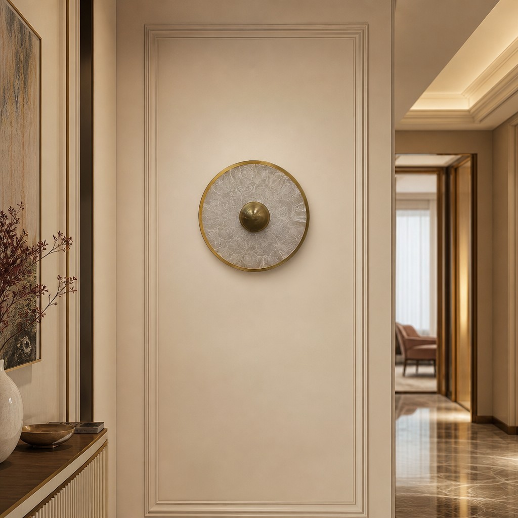 Shellure Nordic Shell wandlamp - elegante lamp met patroon voor de woonkamer HL3559