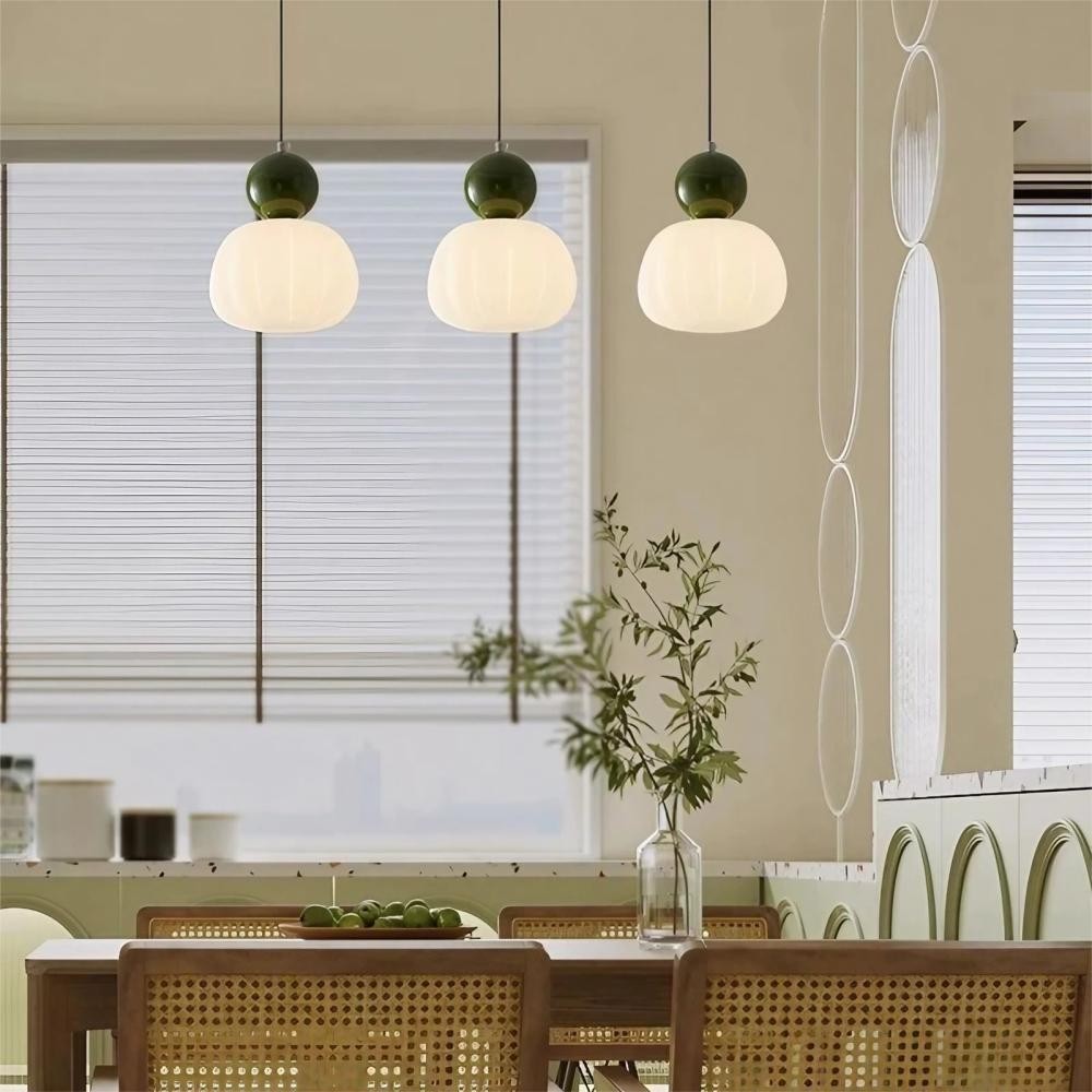 Crèmekleurige Bauhaus Art Deco hanglamp HL155