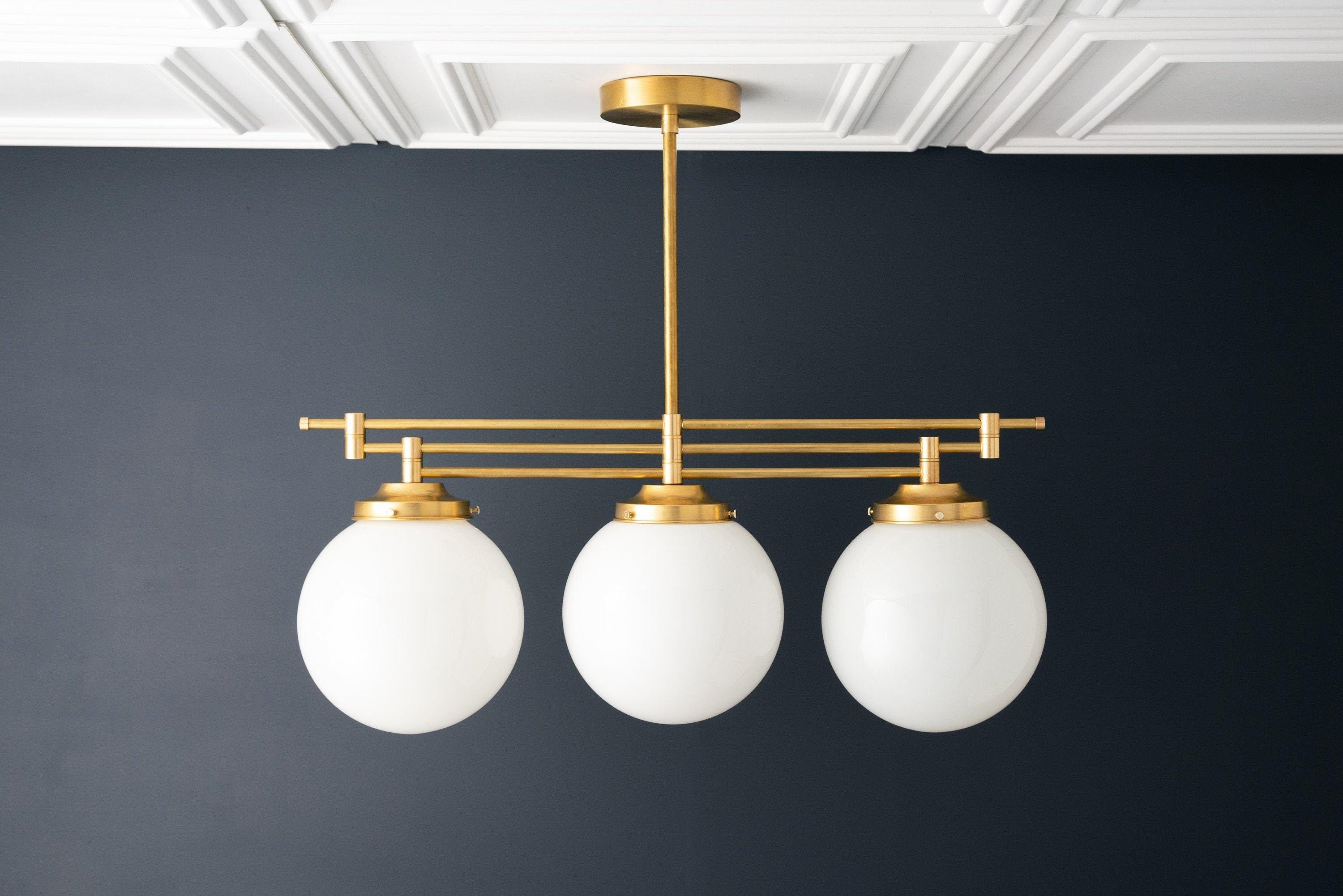 Glorica Glazen Bolvormige Hanglamp - Art Deco Hanglamp voor Thuis HL1704