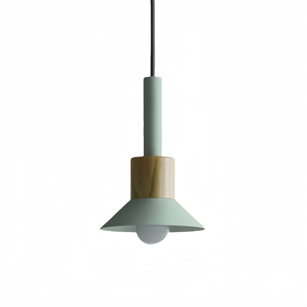 Macaron Iron Hanglamp - Geometrische Houten Lamp voor de Entree HL1065