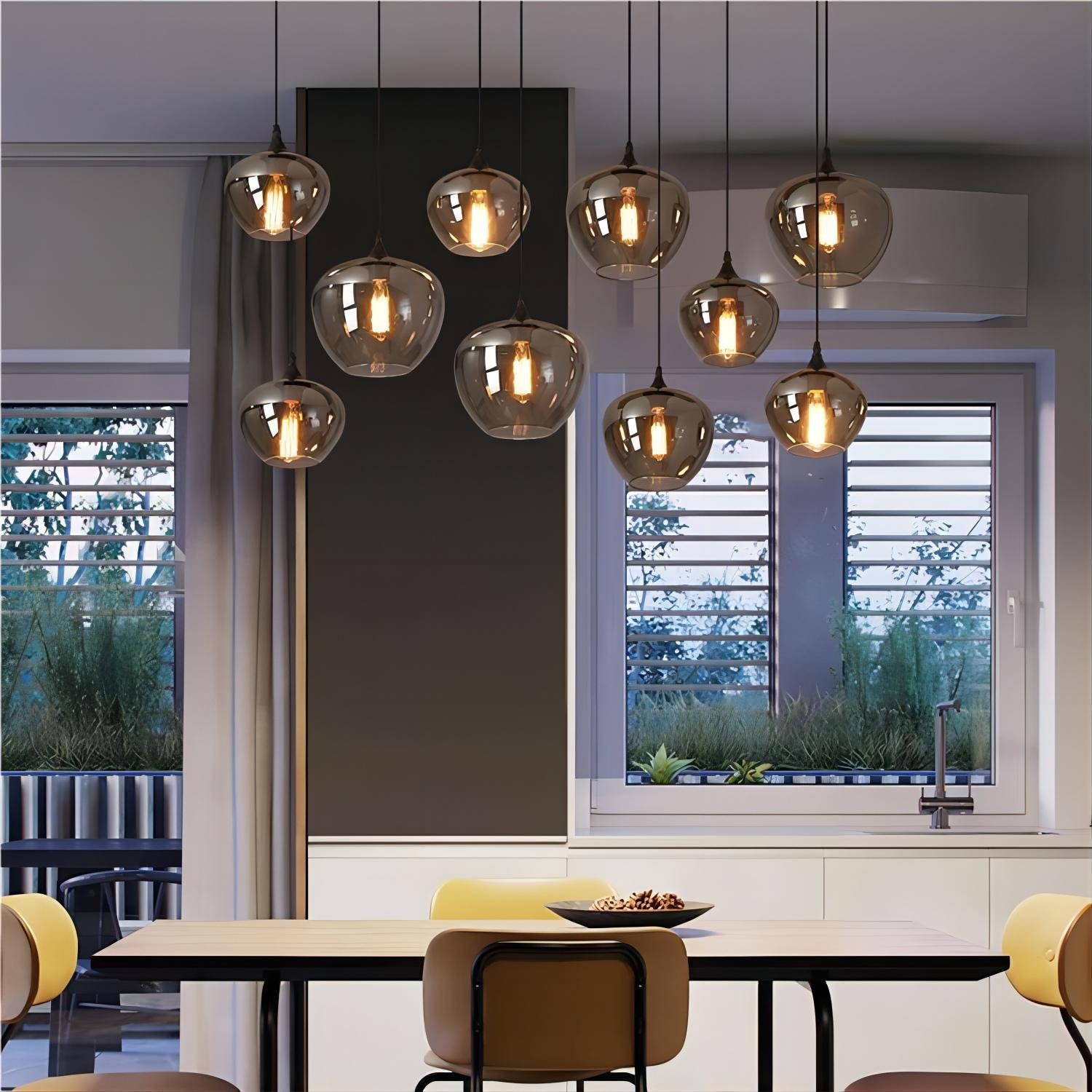 Alton Glazen Flessen Hanglamp