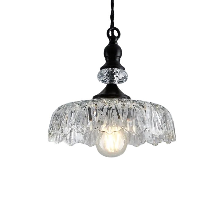 Mid-Century Mini Keukeneiland Glazen Hanglamp HL965