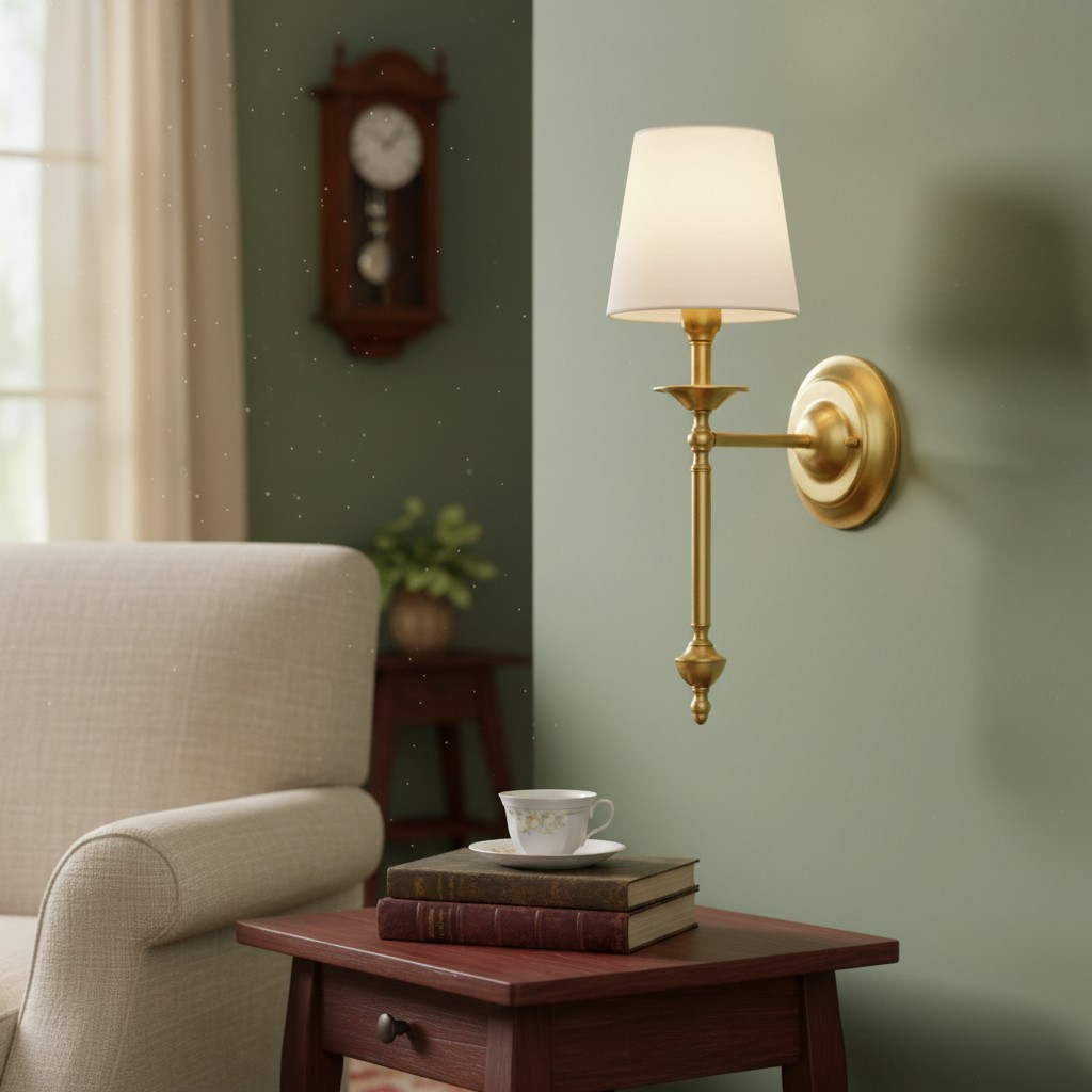 Arcuma koperen wandlamp – elegante wandlamp voor traditionele en moderne interieurs HL2297