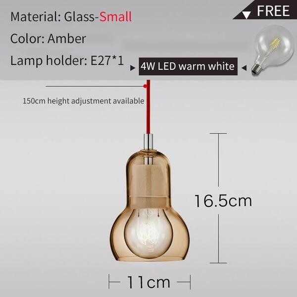 Mega Bulb Retro Glazen Hanglamp